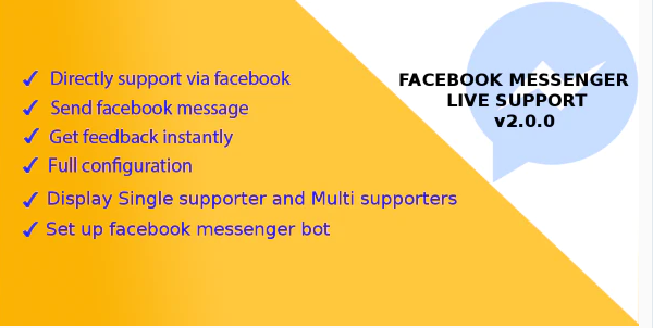 Facebook Messenger Live Support