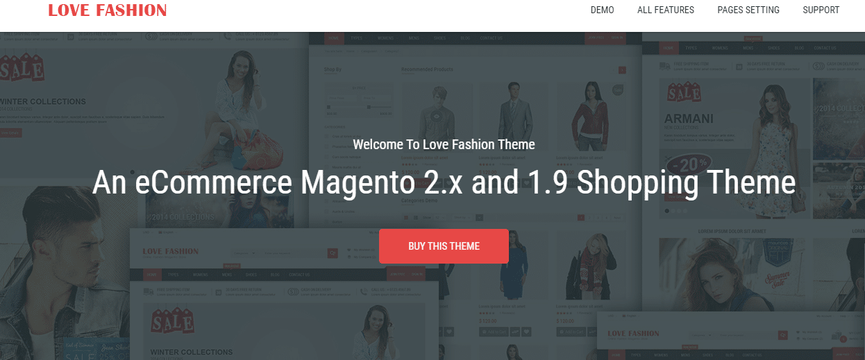 Magento 2 fashion theme