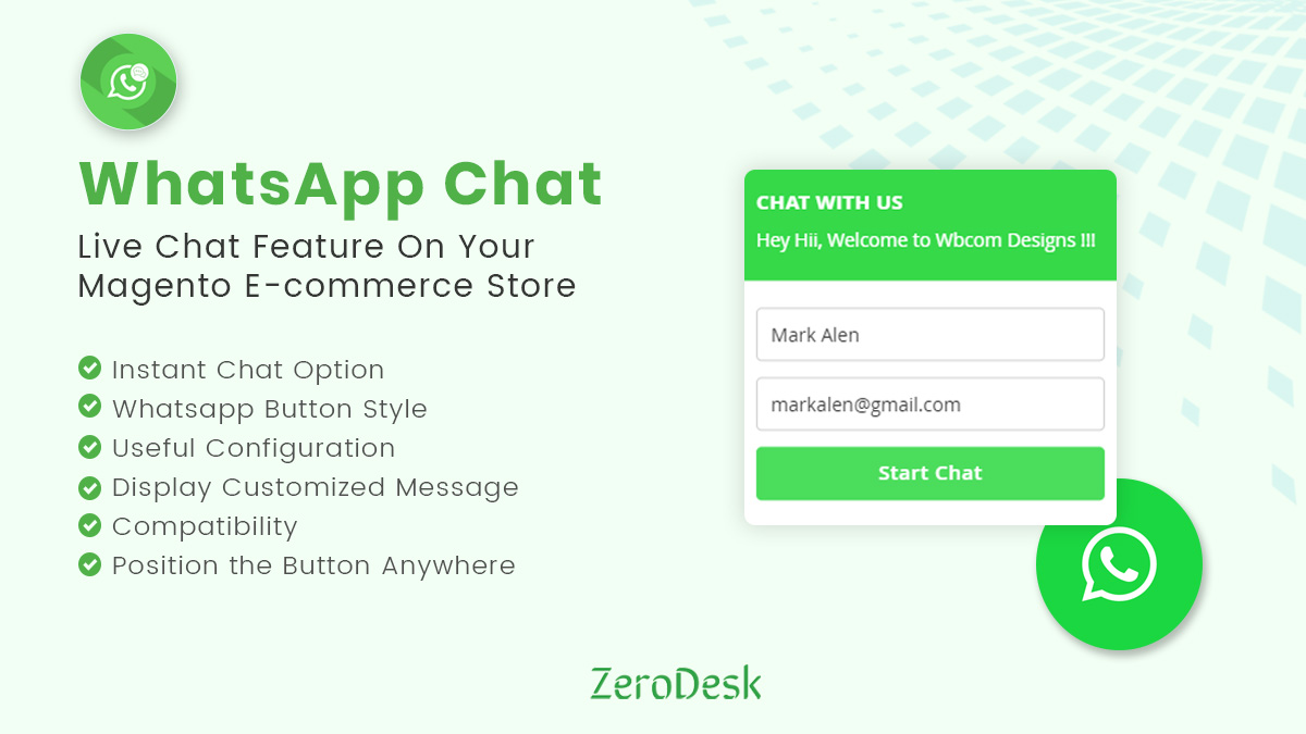 Magento WhatsApp Chat Extension